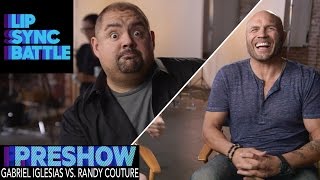 Gabriel Iglesias vs Randy Couture Preshow  Lip Sync Battle [upl. by Euqirrne]