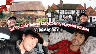 Visiting THE HOLIDAY Movie Locations amp Vlogmas Dilema VLOGMAS DAY 11 [upl. by Eamon]