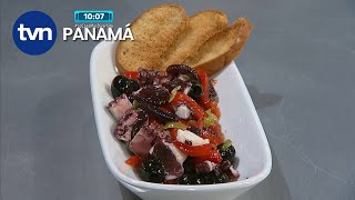 Receta  Pulpo Escabechado  TVN Panamá [upl. by Eves]