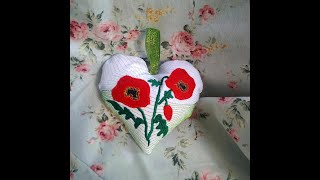 ITH Poppy heart tutorial [upl. by Tirrag]