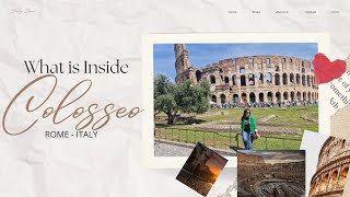 What is Inside Rome Colosseum  Roma Colosseo [upl. by Elise]