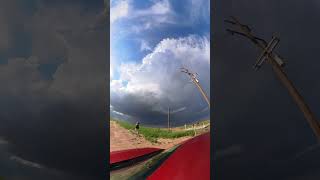 Storm stretching 12 miles high over the Texas Panhandle [upl. by Ykcaj898]