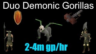 3mHour Low Gear Reqs  Duo Demonic Gorillas Guide [upl. by Astri385]