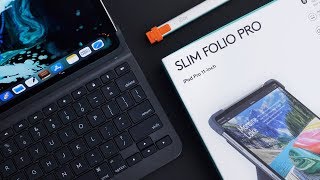 Review Logitech Slim Folio Pro for iPad Pro 11129 [upl. by Jourdan736]