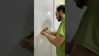 Bathroom wall mixer setting \ wall mixchar install \ shabar \ Bathroom accessory installation bath [upl. by Hsenid728]