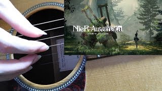 【ソロギター】愚カシイ兵器乙Wretched WeaponryMediumニーアオートマタNieRAutomata【Fingerstyle Guitar Cover】DGDGCD [upl. by Ardell]