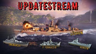 World of Warships Legends  STREAM  UPDATESTREAM MAI [upl. by Ylicec]