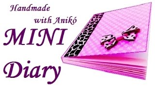 How to make mini DIARY [upl. by Gayl]