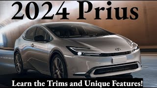 2024 Toyota Prius Trims Key Features and More [upl. by Ecyor359]