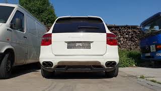 Porsche Cayenne Turbo brutal exhaust [upl. by Ltney]