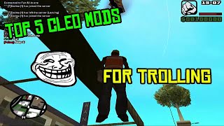 SAMP TOP 5 CLEO MODS FOR TROLLING IN SAMP [upl. by Aivatra]