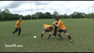 Rugby Rucks  The Straight Clear  2 people [upl. by Sualk]