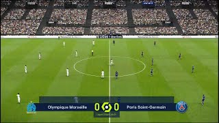 Olympique Marseille vs PSG  Ligue 1  PES 2021  PC Gameplay  4K [upl. by Ruprecht263]