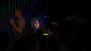 Standup comedian crowd work Asking audience the secret to a long lasting relationship [upl. by Nodnarg789]