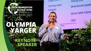 Decarbonisation Accelerated Summit 2024  Olympia Yarger [upl. by Krigsman777]