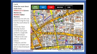 TFL TOPOGRAPHIC IMPORTANT EXAM ROUTE QUESTION INVOLVING ONE WAYSSHORT BUT COMPLICATED AT THE END [upl. by Eboh]