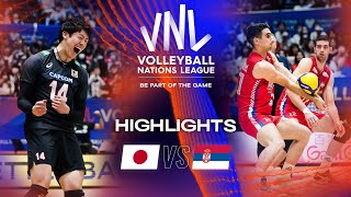 🇯🇵 JPN vs 🇷🇸 SRB  Highlights Week 1  Mens VNL 2023 [upl. by Pablo]