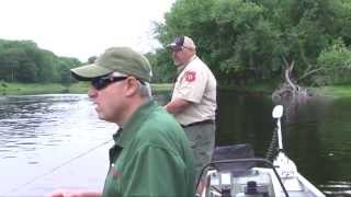 SmallMouth MANIA  Penobscot RIVER  GoFishDan [upl. by Htinnek366]