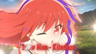 Bochi the rock「KitaChan😍 」Snow man ⛄️ EditAMV QUICK 1K [upl. by Htir838]