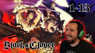 ANIME NOOB reacts to BLACK CLOVER Openings 113 for the FIRST TIME [upl. by Dario297]