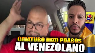 EL CRIATURO SE EMPACHO CON EN EL PERIODISTA VENEZOLANO MENONI [upl. by Buell581]