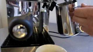 Latte Art Rosetta with Lelit PL51 maxicoffeecom [upl. by Kifar497]