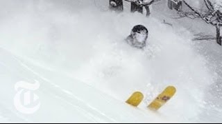 Extreme Skiing  Accidental Detour Leads to Deep Snow  The New York Times [upl. by Arnaldo564]