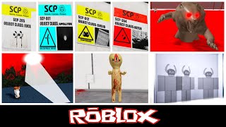 SCP 054 106 001 amp More The SUPER SCP Elevator By JAYDENTHEDOGEGAMES Roblox [upl. by Muncey]