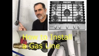 How to Install a Gas Pipe Line to a Stove  James W [upl. by Amyas]