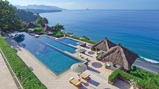 Amankila most PHENOMENAL resort in Bali Indonesia full tour [upl. by Arev]