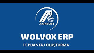 AKINSOFT WOLVOX İnsan Kaynakları Puantaj Oluşturma [upl. by Animsaj]