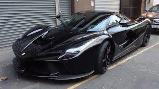 Black LaFerrari In LONDON [upl. by Enerehs]