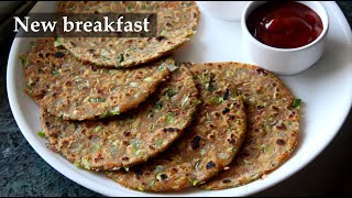 ಹೊಸ ರೆಸಿಪಿ New breakfast recipe Kannada  Light dinner recipes  Healthy quick veg paratha [upl. by Hewes217]