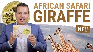 ACHTUNG 🔥 African Safari Giraffe Goldmünze 🔥 5 Unzen Gold ab 0110 [upl. by Gilus821]