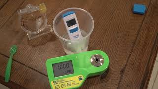 HI98319 Hanna Salinity Tester Unboxing Review and Comparison to Milwaukee MA887 and Hydrometer [upl. by Beaver]