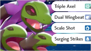 FULL POKEMON MULTI HITTING MOVES TEAM  Triple Axel Scale Shot Dual Wingbeat Surging Strikes [upl. by Reneta]