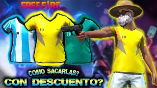 ✅️ Como RECLAMAR TODAS LAS PLAYERAS DEL MUNDIAL EN FREE FIRE  CONSEGUIR LAS CAMISAS DE FUTBOL [upl. by Airdnax]