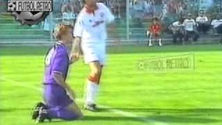 Fiorentina 7 vs Ancona 1 Serie A 199293 Batistuta vs Ruggeri FUTBOL RETRO TV [upl. by Hut]