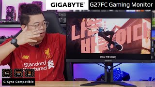 GIGABYTE G27FC จอโค้งเกมมิ่ง 27 นิ้ว คุ้มสุดพลัง 7990 บาท 165Hz GSync sRGB 120 พอร์ตครบ l ADBIG [upl. by Norrek]