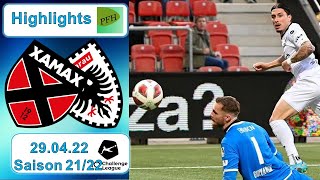 Highlights Neuchatel Xamax FCS vs FC Aarau 290422 [upl. by Zandra]