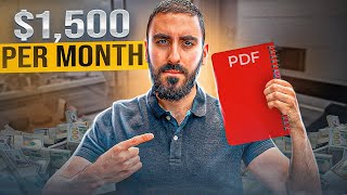 How to Make an Extra 1500mo Selling eBooks FREE COURSE  STEP BY STEP  NO SHOPIFY  NO ADS [upl. by Akirdna119]