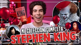 ¡MI COLECCIÓN COMPLETA DE LIBROS DE STEPHEN KING  Caja de Películas [upl. by Athalie559]