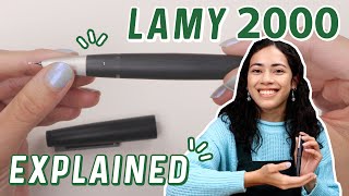 LAMY 2000 All About Lamys Most Famous Fountain Pen [upl. by Calderon]