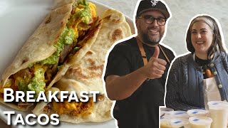 Perfect Breakfast Tacos with Claire Saffitz  Dessert Person [upl. by Labors]