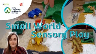 Sensory Small World Play  Toddler Days with the Early Childhood and Family Service [upl. by Radie]