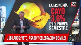 📈MIENTRAS DIPUTADOS COMEN ASADO LA ECONOMÍA CAYÓ UN 36 EN EL PRIMER SEMESTRE [upl. by Nnylkcaj422]