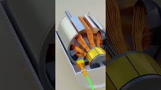 Electric motor working concept expriment mini wood toy experiment top craft making toys love [upl. by Tengdin]