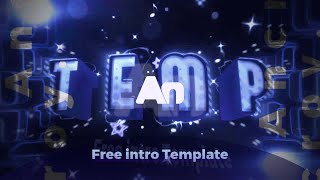 Blue Intro Template  PZP  BEST  Ancroy [upl. by Ahsait]