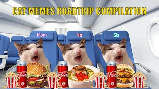 CAT MEMES Roadtrip Compilation [upl. by Arytal93]