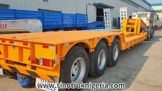 Detachable Gooseneck Lowboy Trailer for Sale In Nigeria Lagos [upl. by Camala]